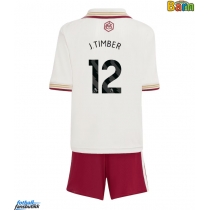 Arsenal Jurrien Timber #12 Tredjedraktsett Barn 2025-26 Kortermet (+ Korte bukser)